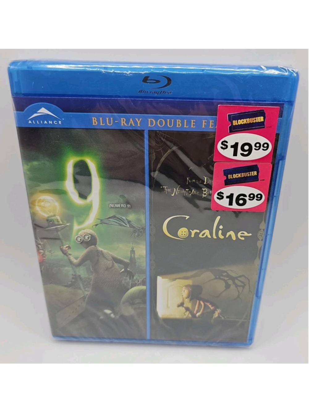 9 Coraline (Blu-ray Double Feature, 2011) New Sealed